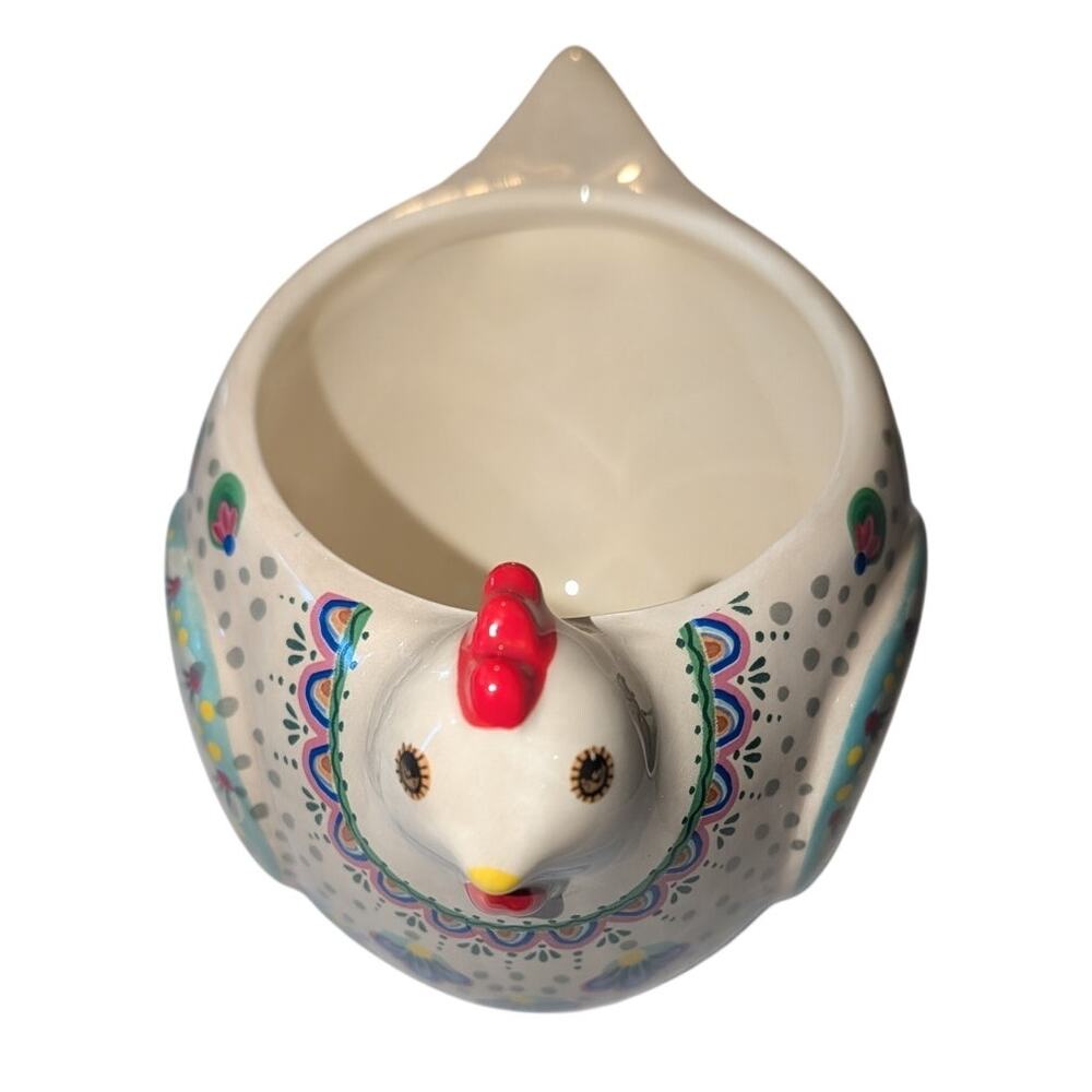 Natural Life Penny The Hen Ceramic Mug Whimsical Chicken Cup - Picture 7 of 11
